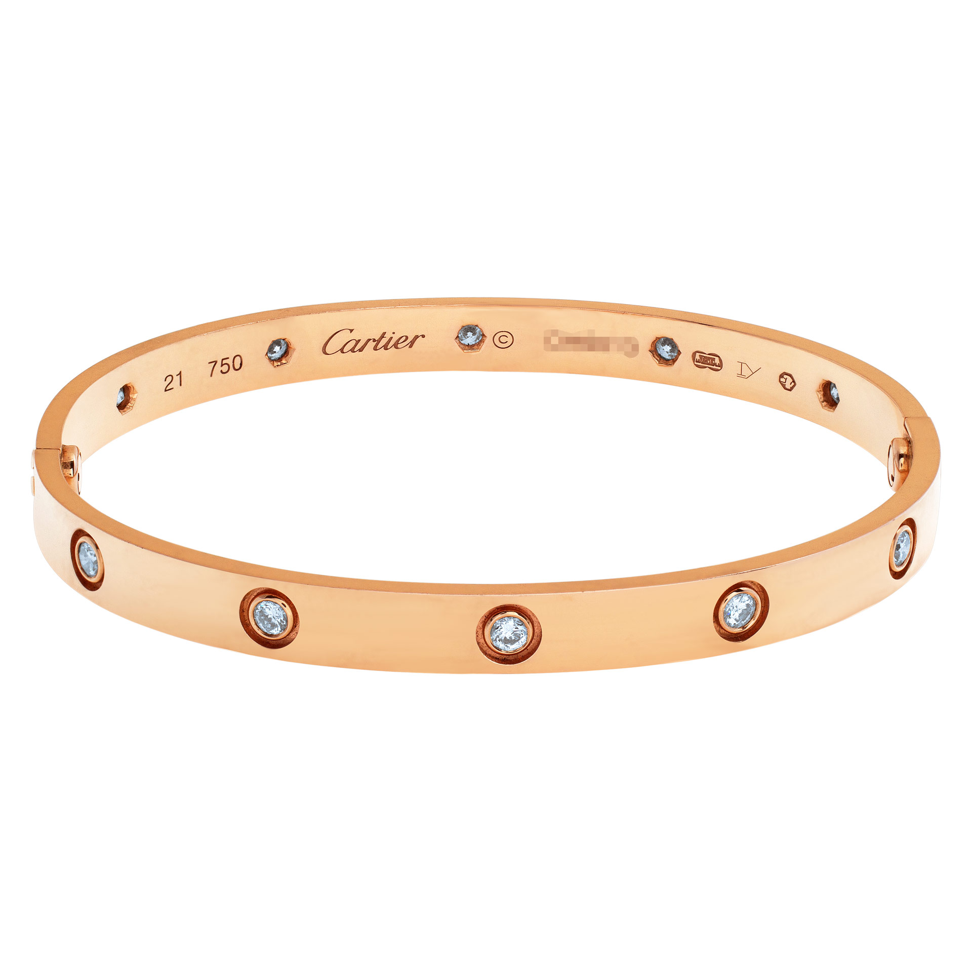 Cartier Love bracelet in 18k rose gold 