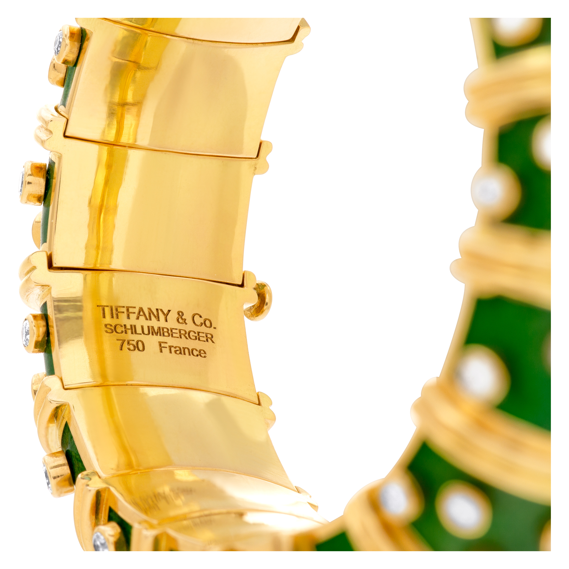 Tiffany & Co. Schlumberger Enamel Diamond Bracelet image 6