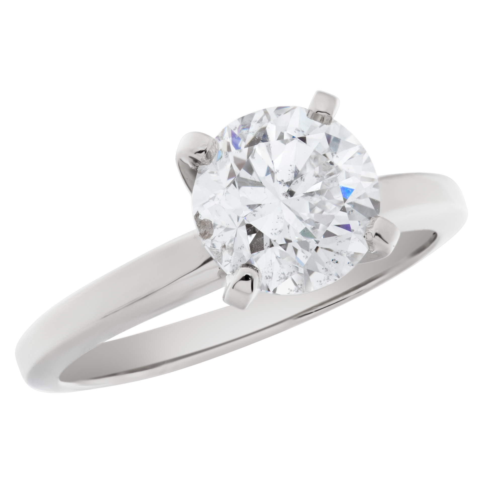 GIA certified round brilliant diamond 1.51 carat (G color, I1 clarity) image 3