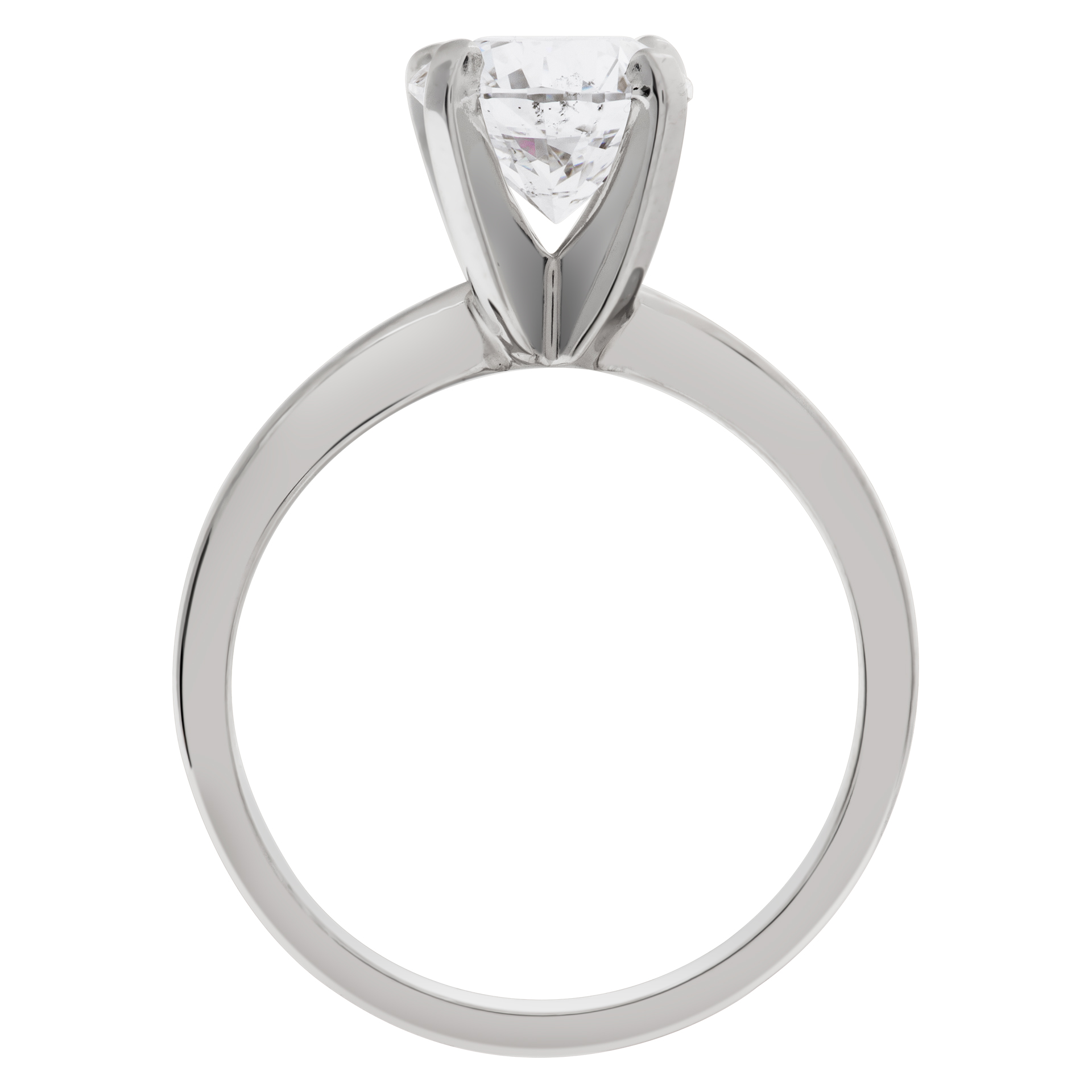 GIA certified round brilliant diamond 1.51 carat (G color, I1 clarity) image 5