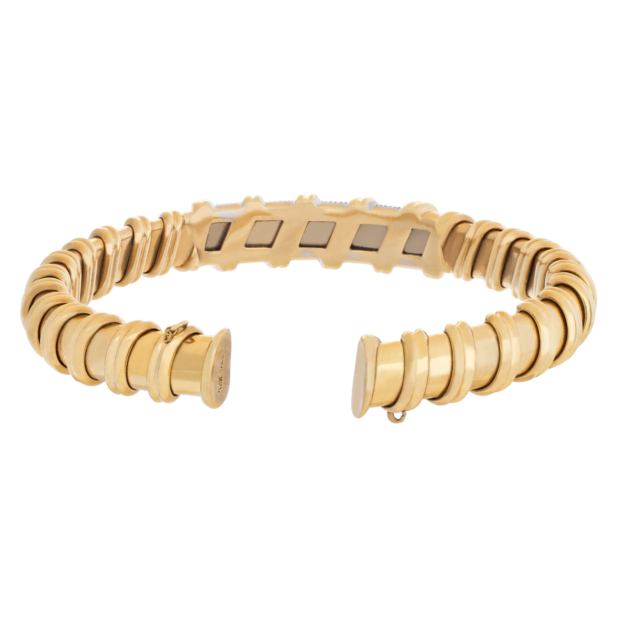 18k Yellow Gold Diamond Bracelet With Approximately 0.5 Carat Tdw image 5