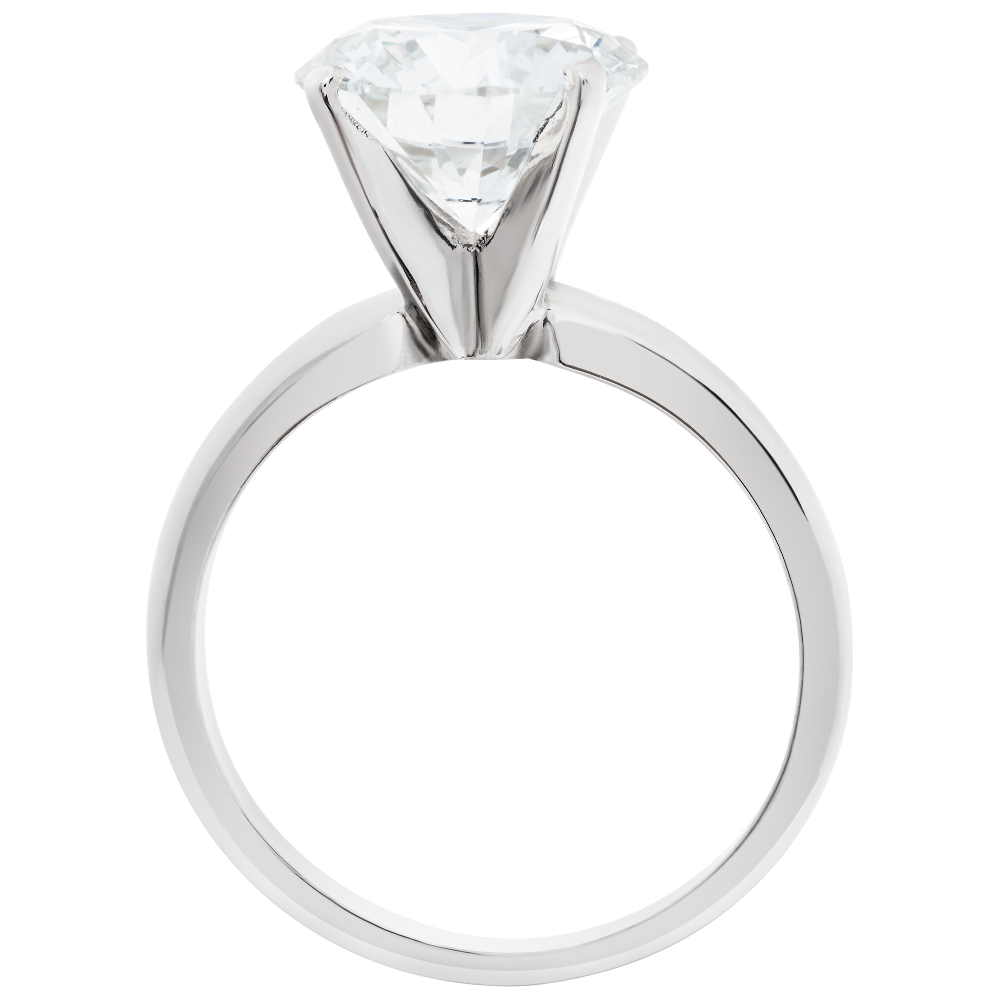 GIA certified round brilliant cut diamond 3.02 carat (L color, Internally Flawless clarity) solitair (Stones)