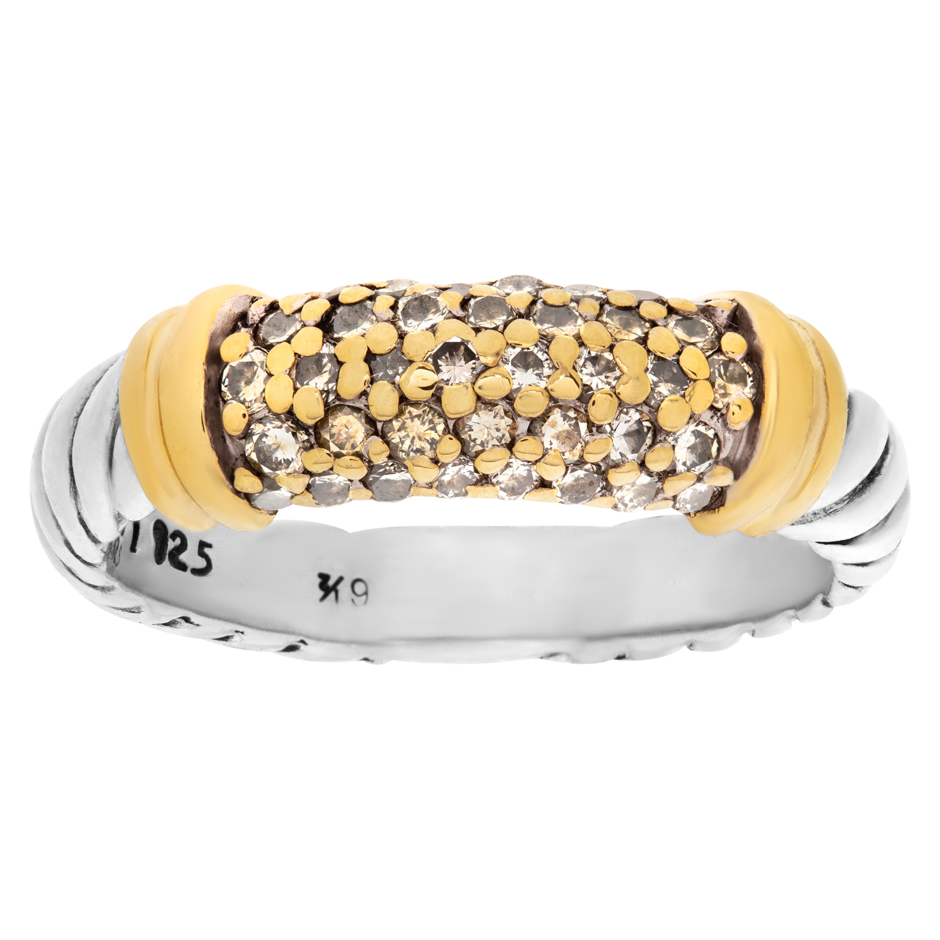 David Yurman Cable Ring With Diamond Accents image 1