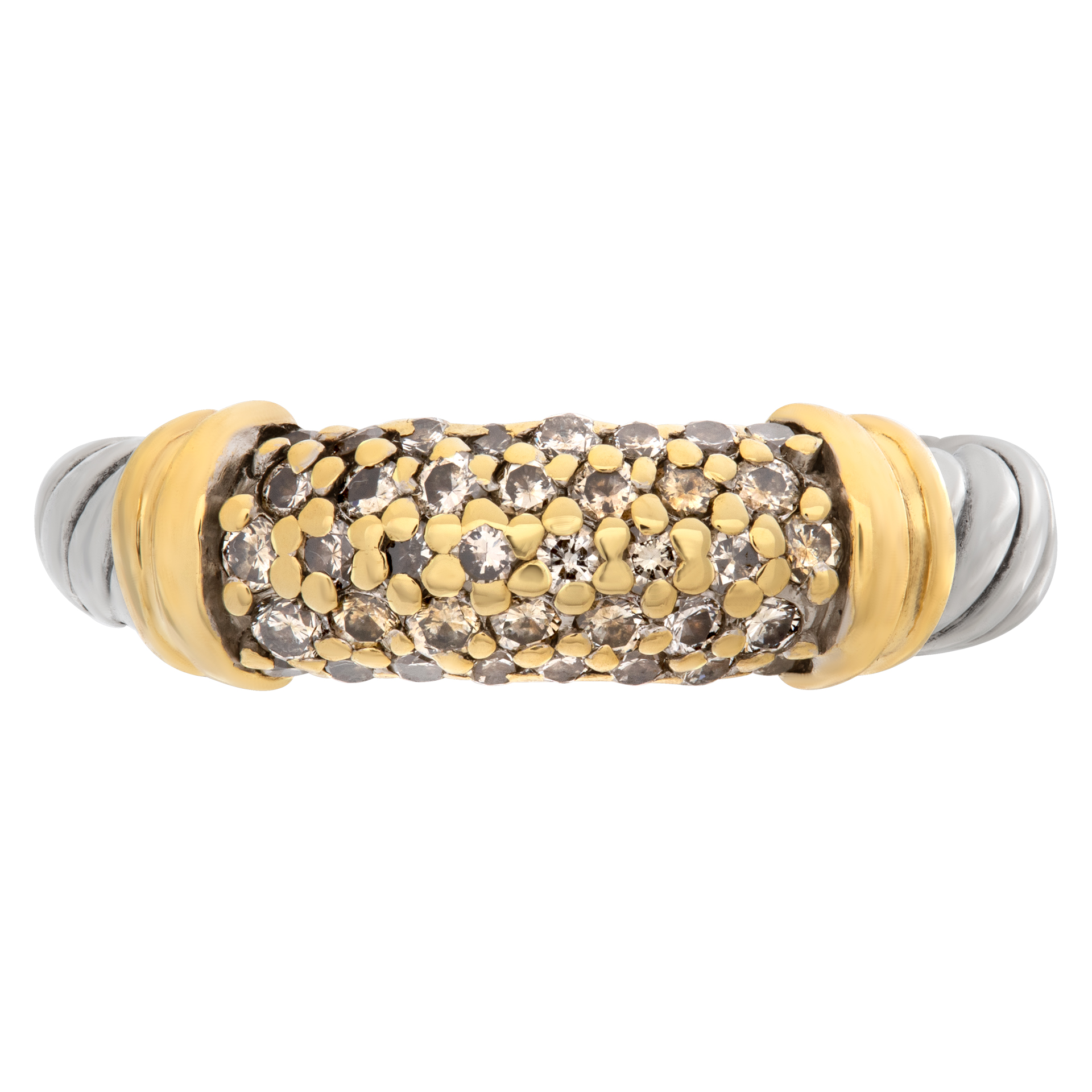 David Yurman Cable Ring With Diamond Accents image 2
