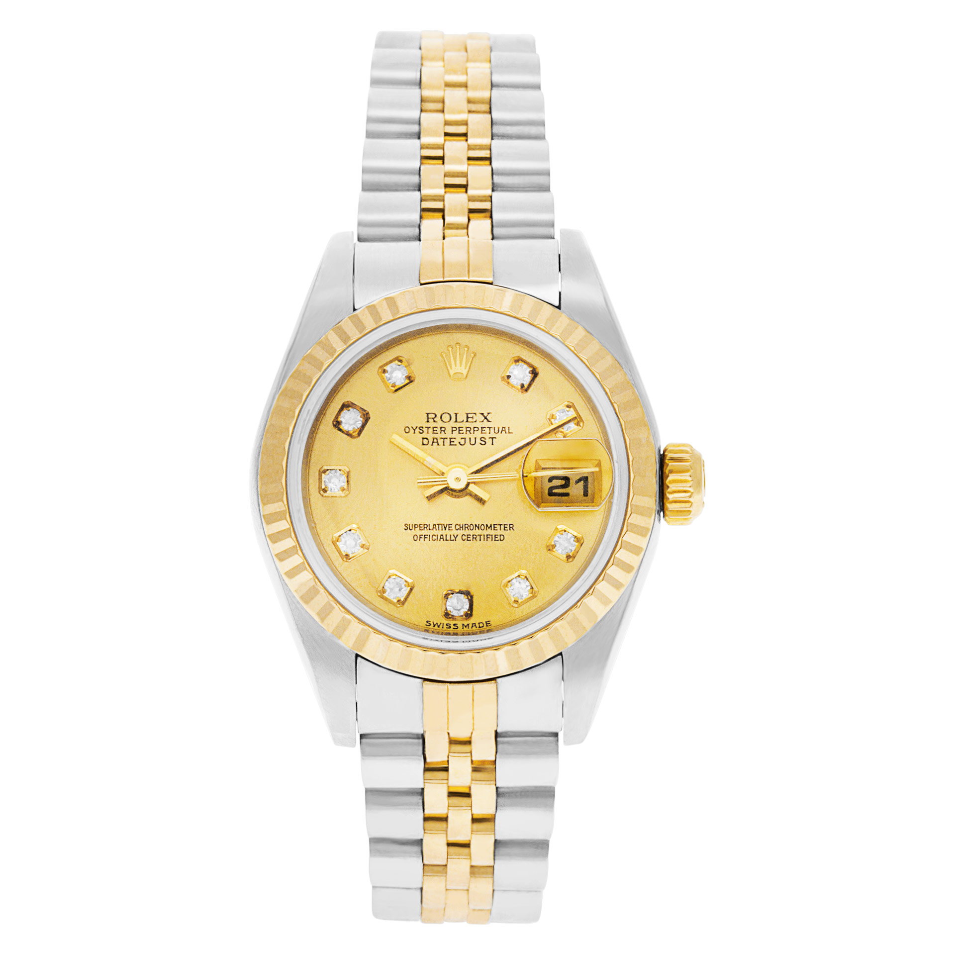 Pre-owned Rolex Datejust 79173 18k 