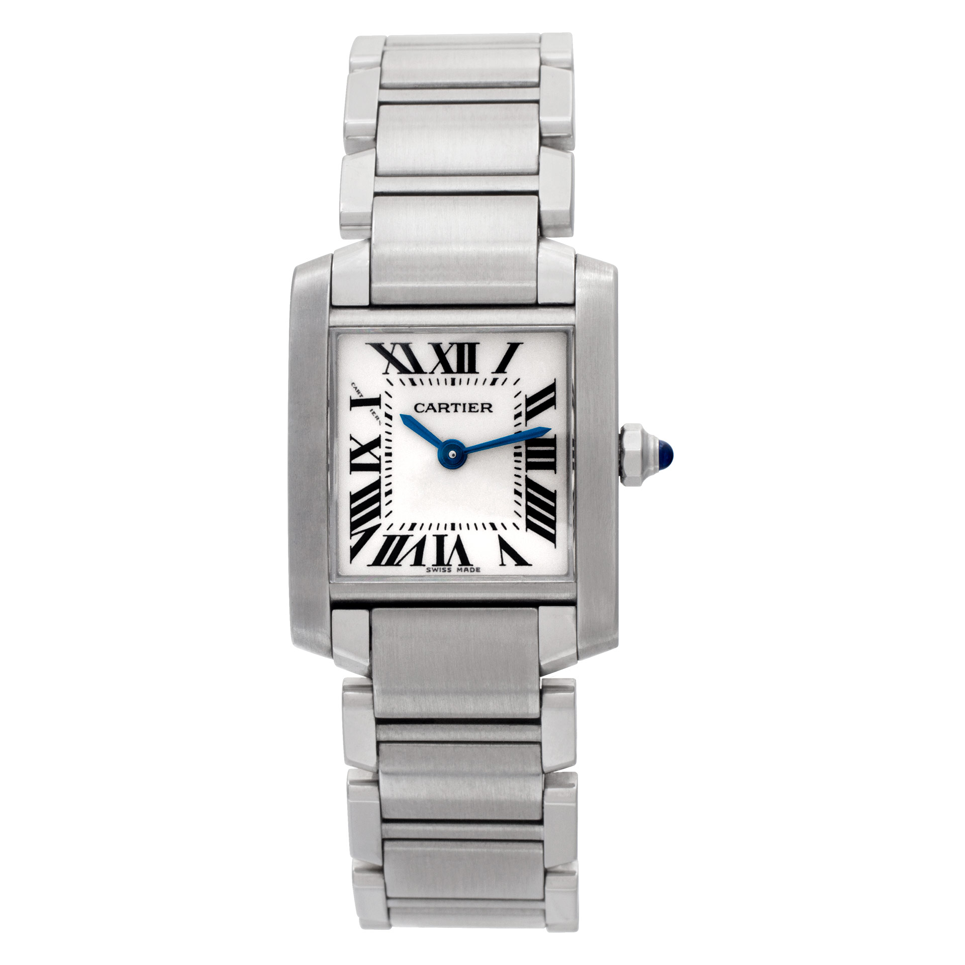 Pre-owned Cartier Tank 2384 Stainless 