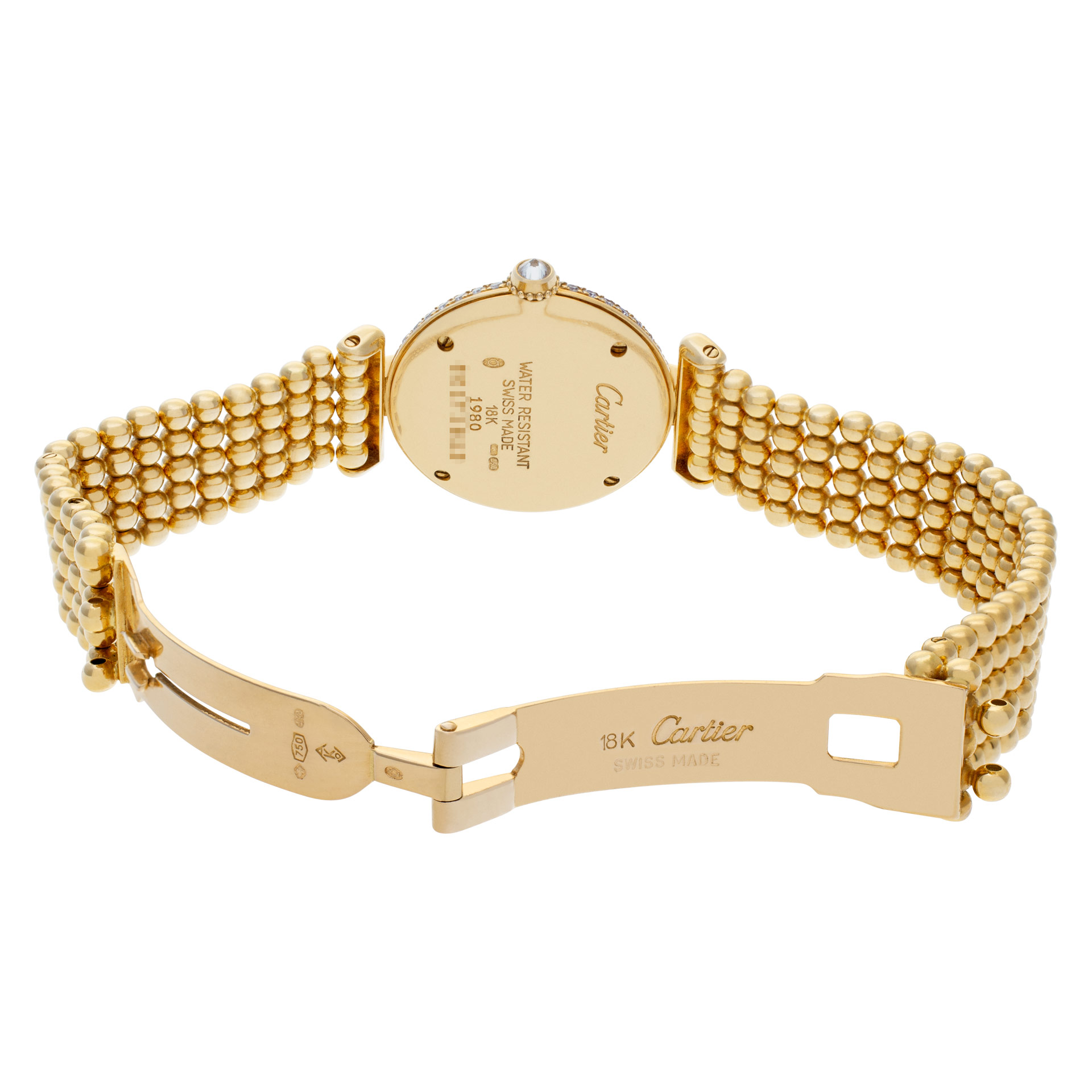 cartier colisee gold watch