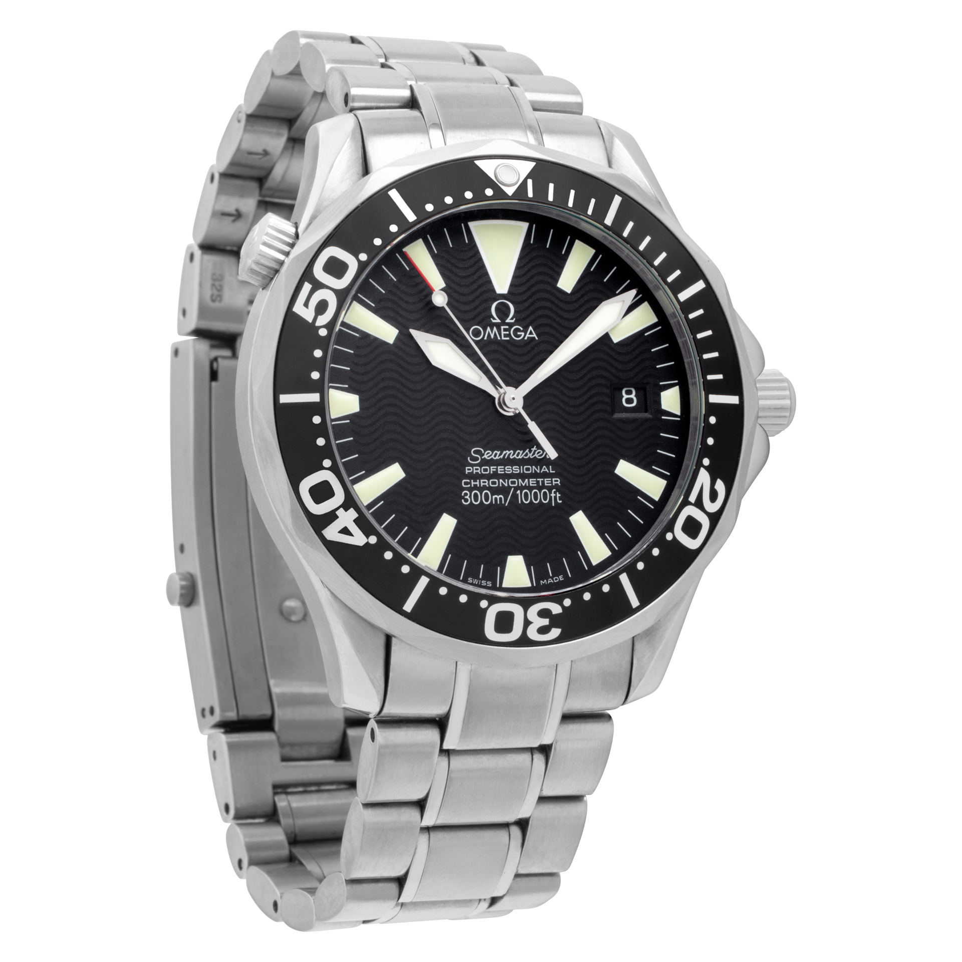 Pre-owned Omega Seamaster 168 1640 Stainless Steel Black