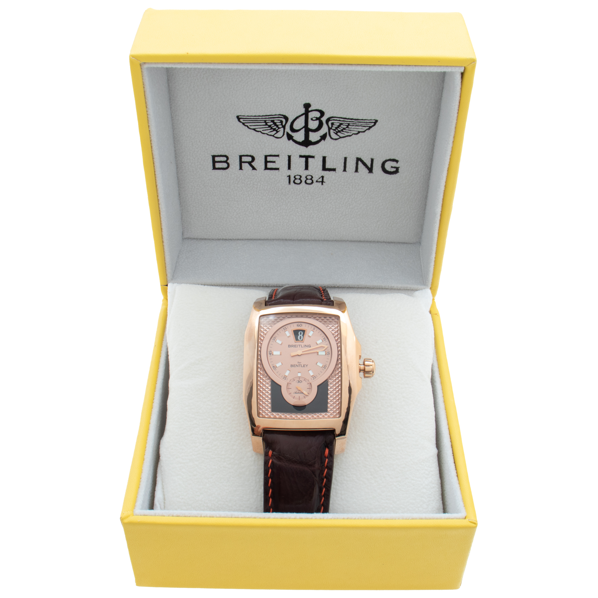 Breitling For Bentley Flying B Jumping Hour 18K Rose Gold R28362