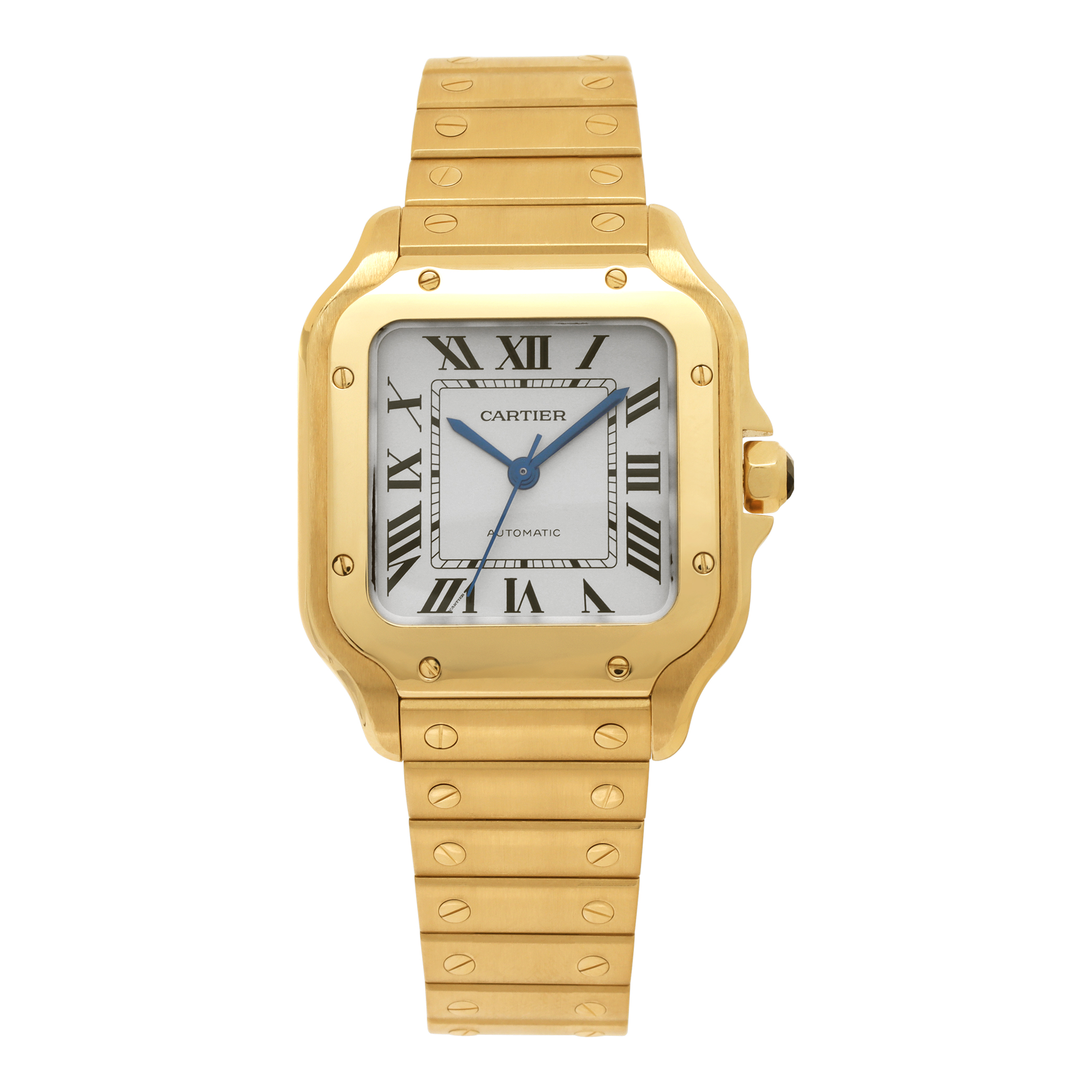 Used Cartier Santos WGSA0030 18k 35mm auto watch | G&S