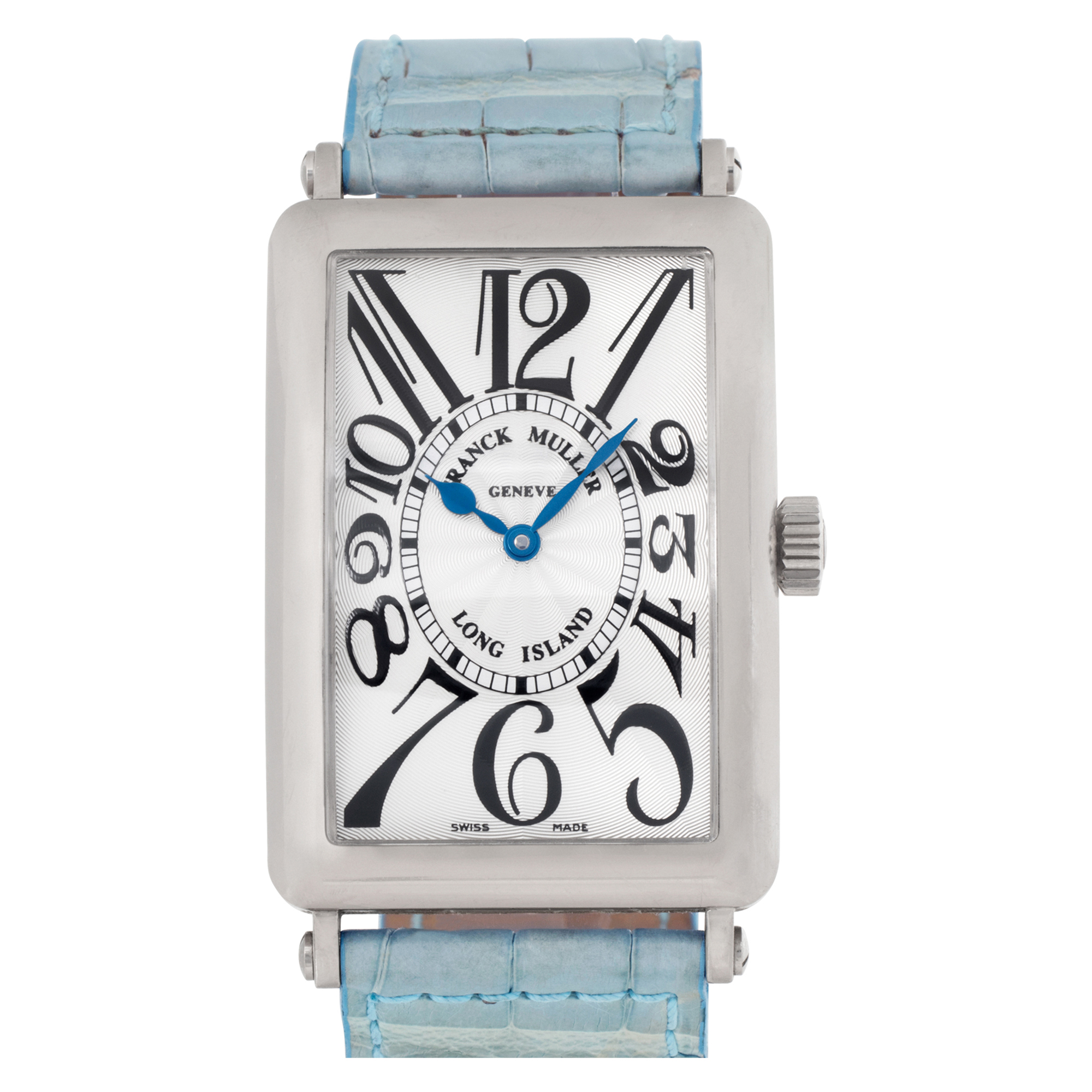 Franck Muller Long Island 1000SC 18k White Gold Silver dial 30.5mm Automatic wat