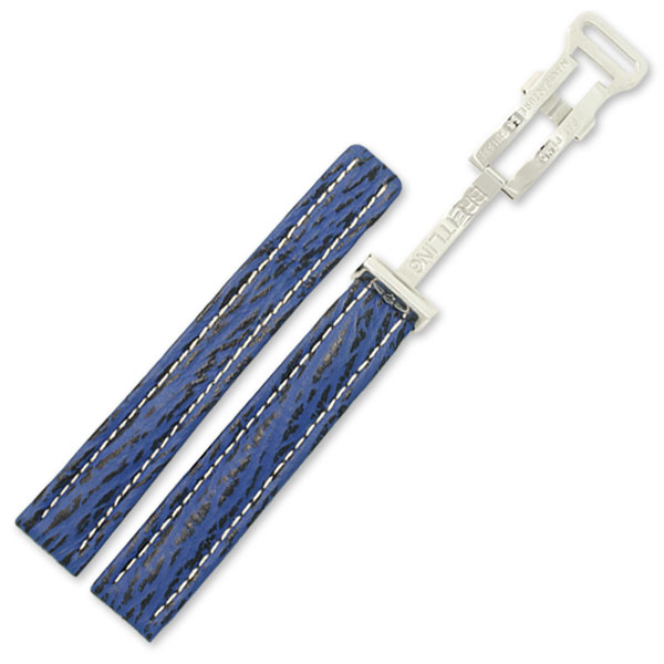 Breitling blue shark strap (15x14)