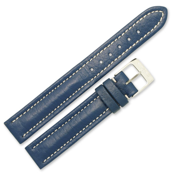 Breitling blue leather strap (15x14)