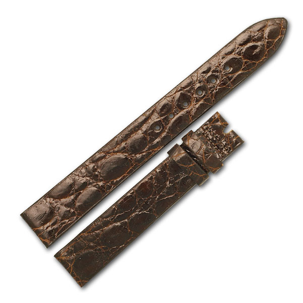 Corum dark brown alligator strap (15x14)