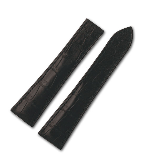 Bedat & Co. black alligator strap (22x16)