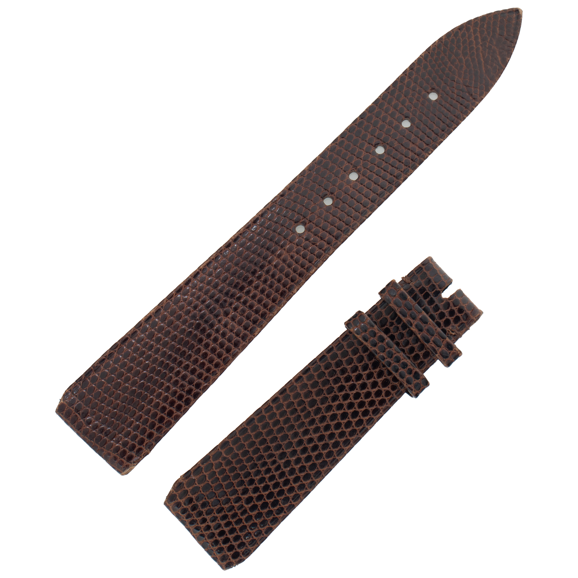 Piaget brown lizard strap (18x15)