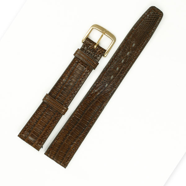omega Brown lizard strap (16x14)