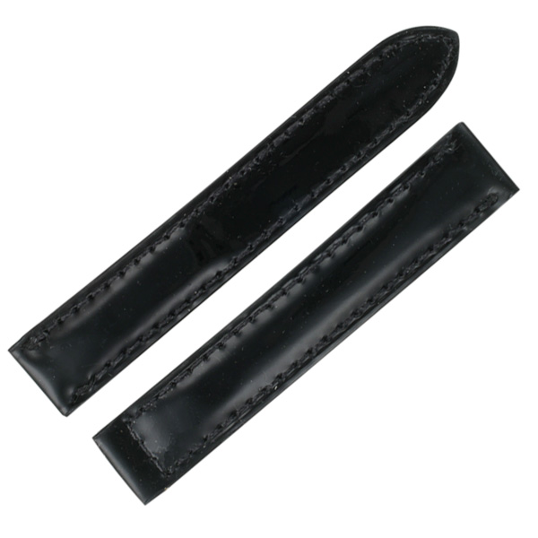 Ladies Cartier black patent strap (13x13)