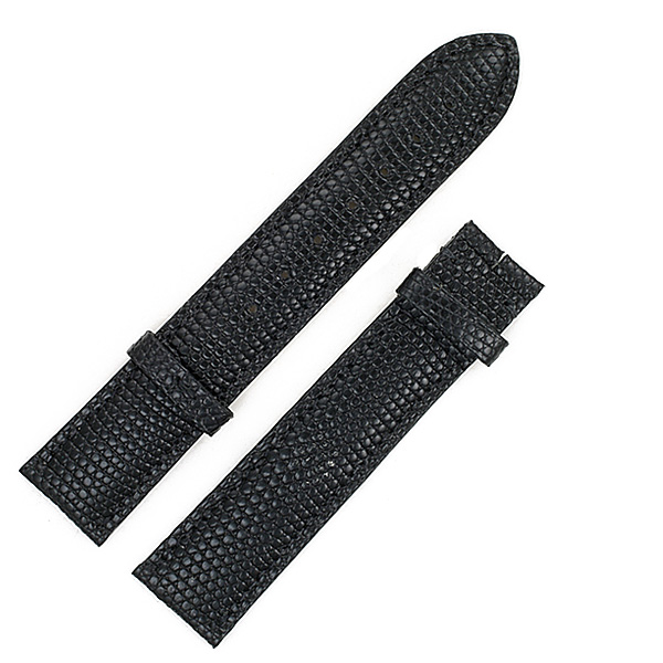 Cartier black lizard strap (18x16)