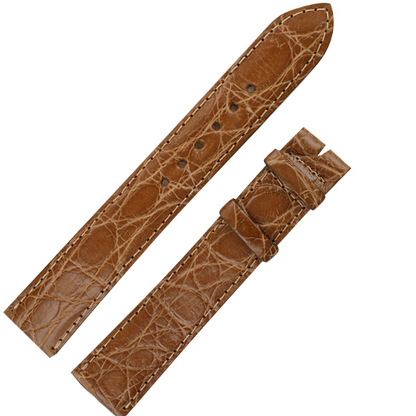 Cartier brown crocodile strap (18x16)