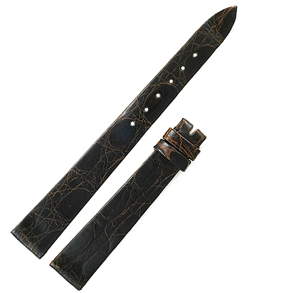 Ladies Rolex dark brown crocodile strap (13x10)