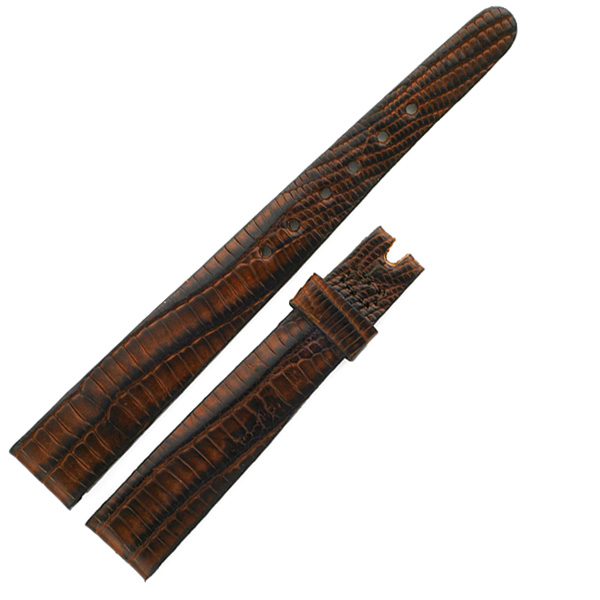 Ladies Rolex brown lizard strap (12x10)