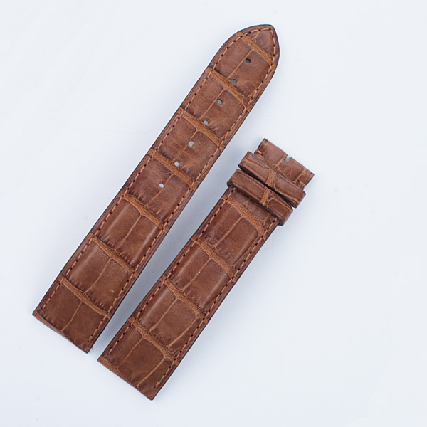 Cartier brown alligator strap (20x18)
