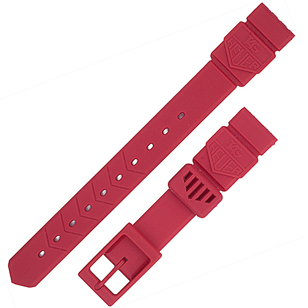 Ladie Tag Heuer fusia rubber strap (15x12)