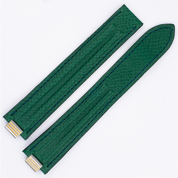 Ladies Cartier green lizard strap (16x14)