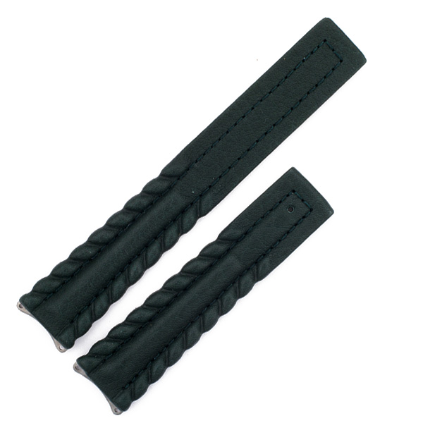 Tag Heuer dark green leather strap (18x16)