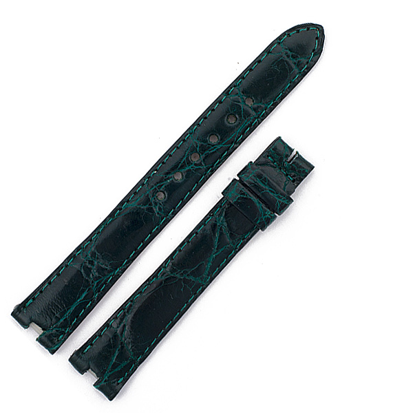 Ladies Cartier green crocodile strap (12x15)