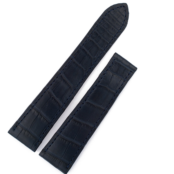 Cartier blue alligator strap (22x18)
