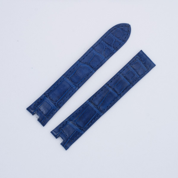 Cartier Ladies blue alligator strap (16x14)