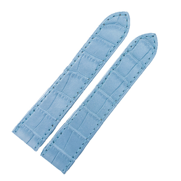 Cartier blue Santos alligator strap (20mmx18mm)