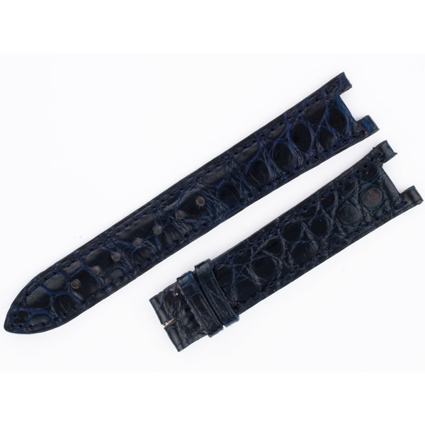 Jaeger LeCoultre shiny navy blue strap (16x15)