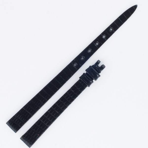 Corum black crocodile strap (8x5)