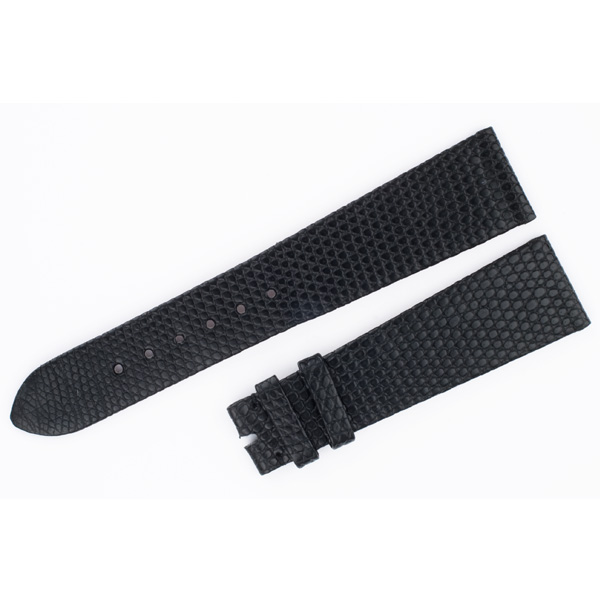 Patek Philippe black lizard strap (21x16)