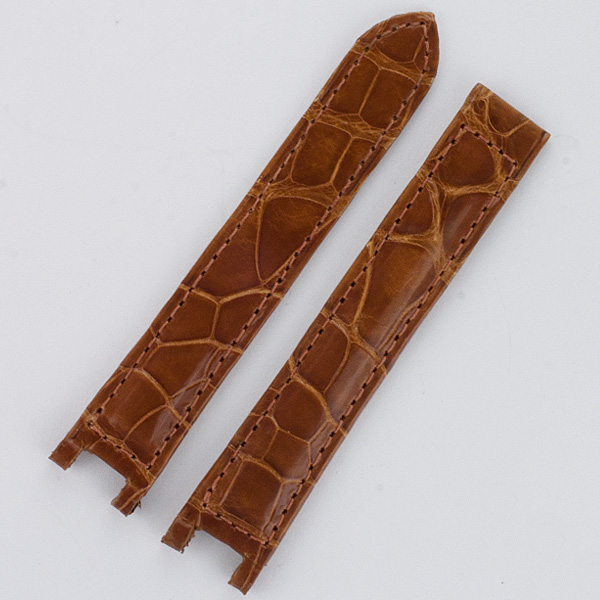 Cartier Pasha honey shiny alligator strap (15x14)
