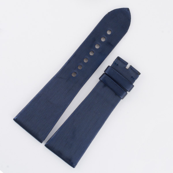 Cartier navy satin strap for lds Divan (24x19) 4 1/8" & 3" long