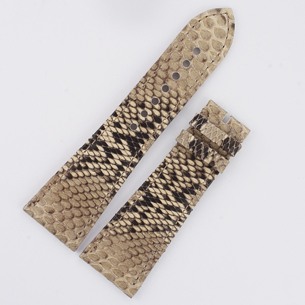 Cartier python strap for lds Divan (24x19mm)- 4 1/8" & 3" long