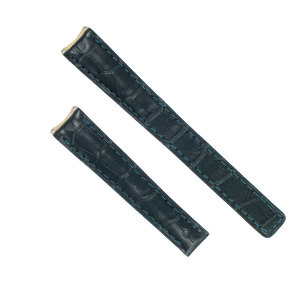 Ladies green Tag Heuer alligator strap (15mm x 12mm)