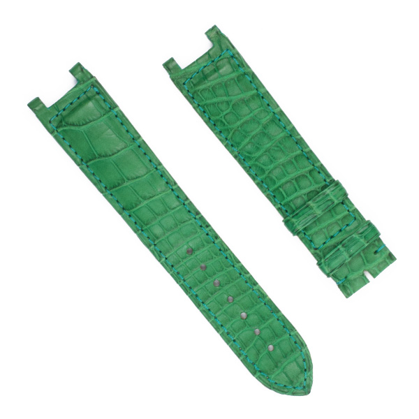Cartier Pasha green alligator strap (20x18)