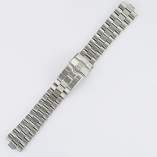 Men's Tag Heuer stainless bracelet 4000 series w/ fliplock buckle 7" long 19mm