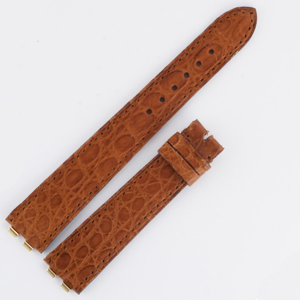 Omega tan alligator strap (17x14)