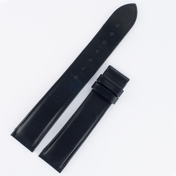 Philippe Charriol black leather strap 18x16