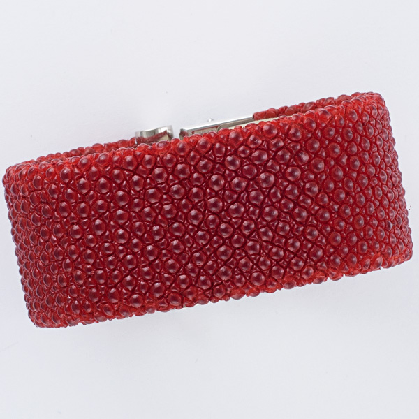de GRISOGONO red string ray strap for LIPSTICK model, 28mm