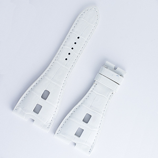 Roger Dubuis Too Much T31 white alligator strap (33x18).