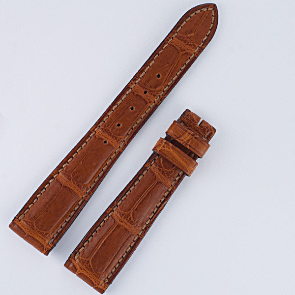 Roger Dubuis Sympathie brown alligator strap (18x14) Style S34.