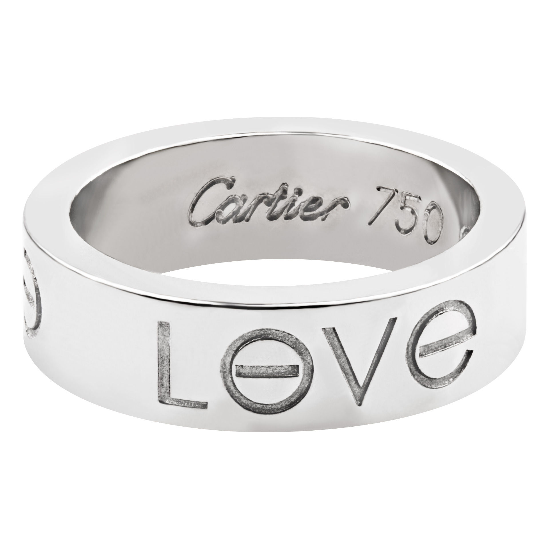 Cartier Love Charm 18k White Gold