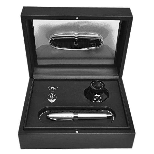 Limited edition Omas for Maserate sterling silver with 18k nib fountain pen.